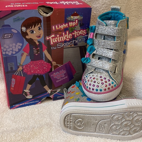 COPY - Twinkle Toes by SKETCHERS Slights Shuffle Lite-Fancy Flutters - Picture 5 of 5